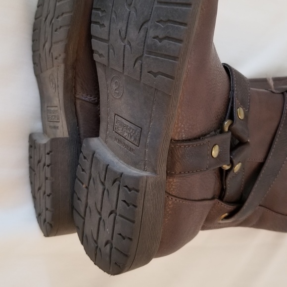 Kenneth Cole Brown Danica Girls Riding Boots Sz 2 - Picture 6 of 8